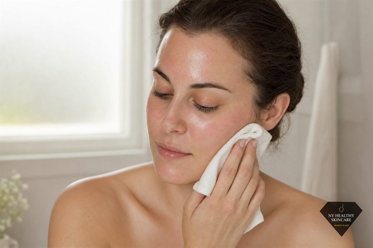 Gentle fragrance-free cleanser and bland moisturiser used in the first 24 hours of chemical peel aftercare